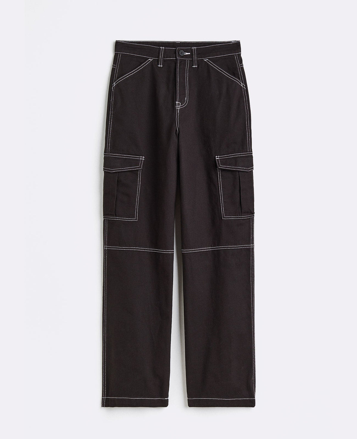 Solid Cargo Pant